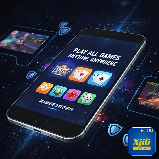 Mobile app interface showcasing Filipino casino games - xjili